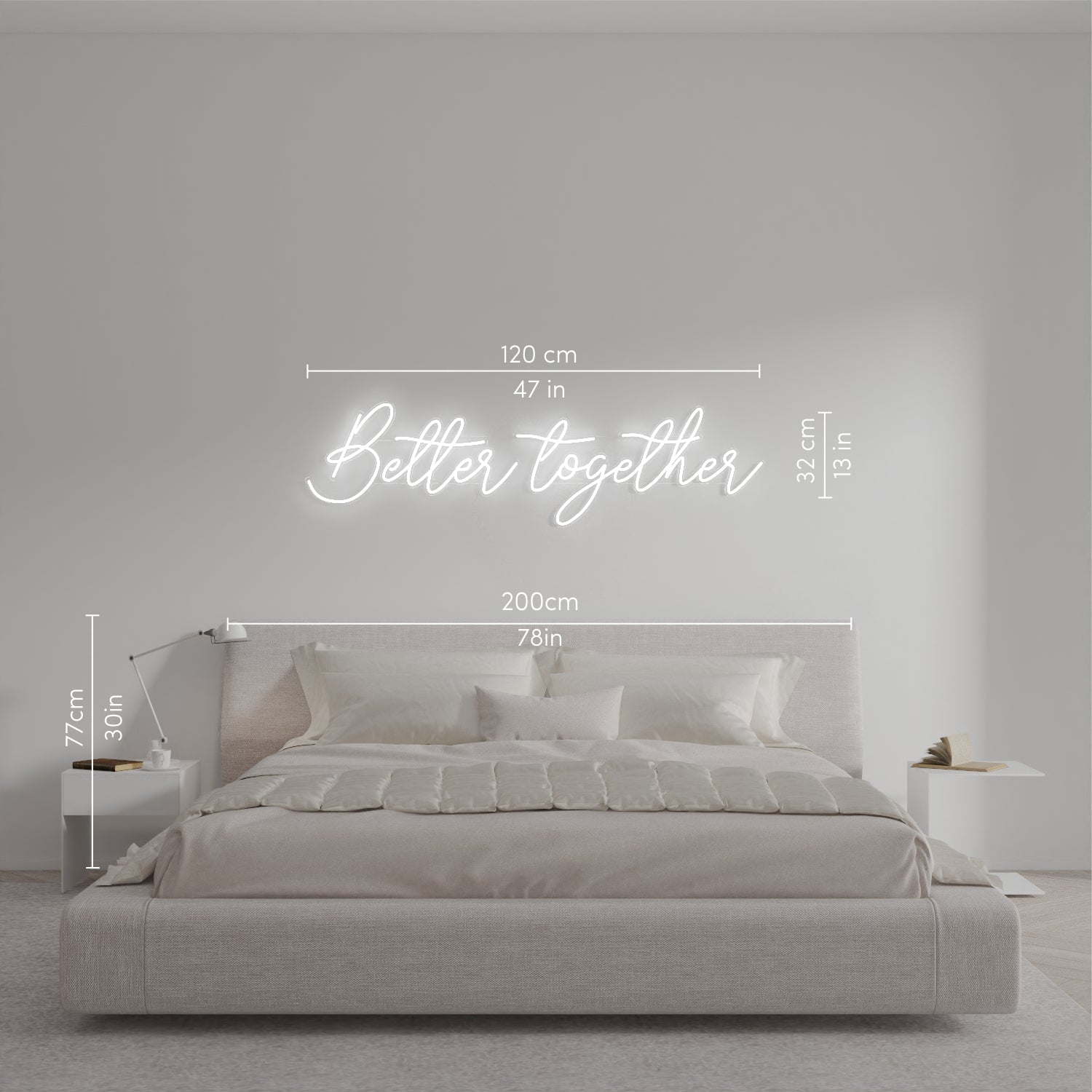 Better Together - LED neon sign - YELLOWPOP UK